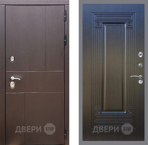 Входная металлическая Дверь Стоп УРБАН ФЛ-4 Венге в Балашихе