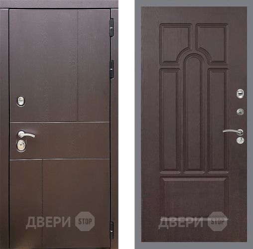 Входная металлическая Дверь Стоп УРБАН ФЛ-58 Венге в Балашихе