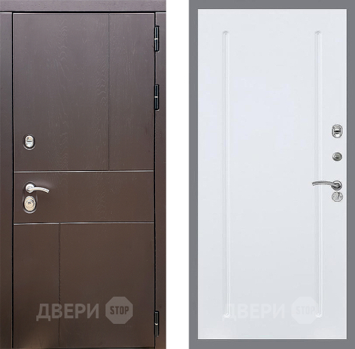 Входная металлическая Дверь Стоп УРБАН ФЛ-68 Силк Сноу в Балашихе