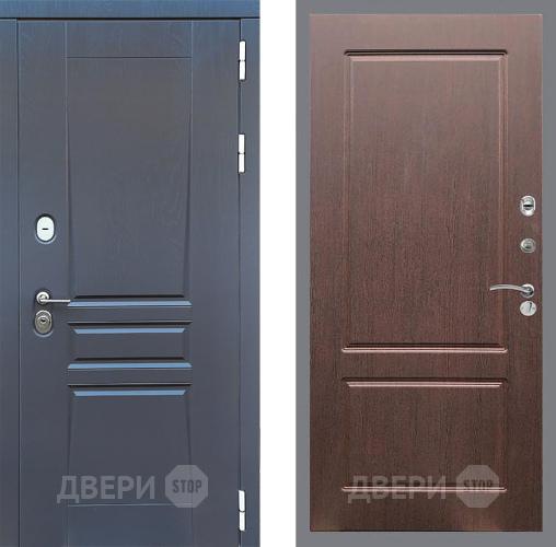 Входная металлическая Дверь Стоп ПЛАТИНУМ ФЛ-117 Орех премиум в Балашихе