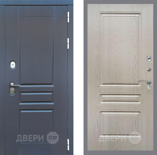 Входная металлическая Дверь Стоп ПЛАТИНУМ ФЛ-243 Беленый дуб в Балашихе