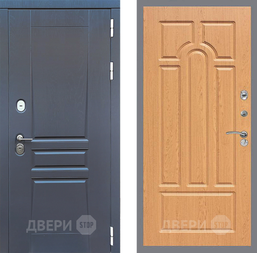 Входная металлическая Дверь Стоп ПЛАТИНУМ ФЛ-58 Дуб в Балашихе