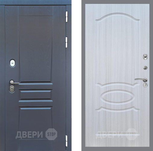 Входная металлическая Дверь Стоп ПЛАТИНУМ ФЛ-128 Сандал белый в Балашихе