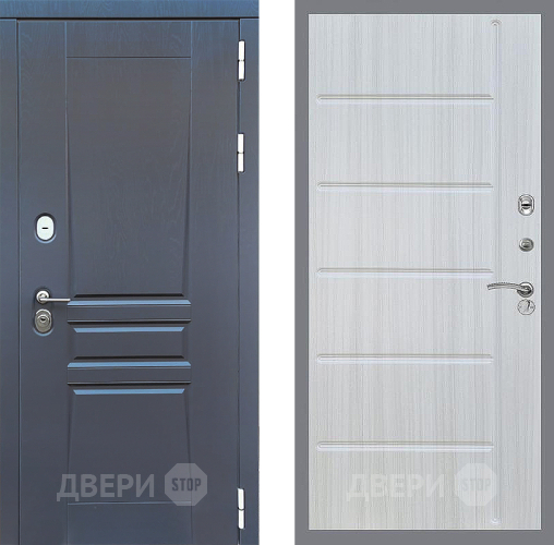 Входная металлическая Дверь Стоп ПЛАТИНУМ ФЛ-102 Сандал белый в Балашихе