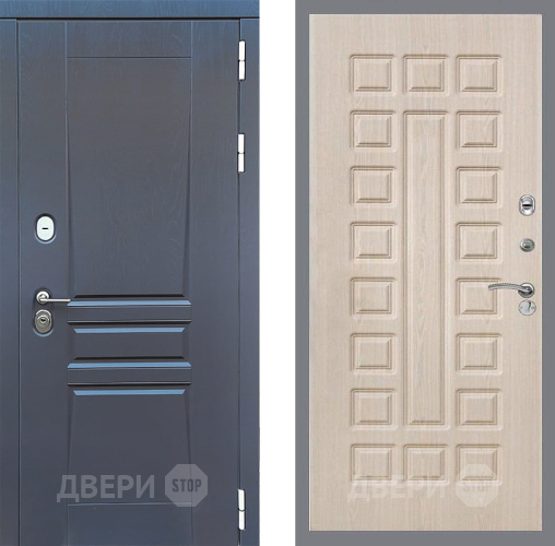 Входная металлическая Дверь Стоп ПЛАТИНУМ ФЛ-183 Беленый дуб в Балашихе