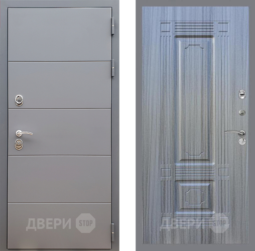 Входная металлическая Дверь Стоп АРТ ГРАФИТ ФЛ-2 Сандал грей в Балашихе