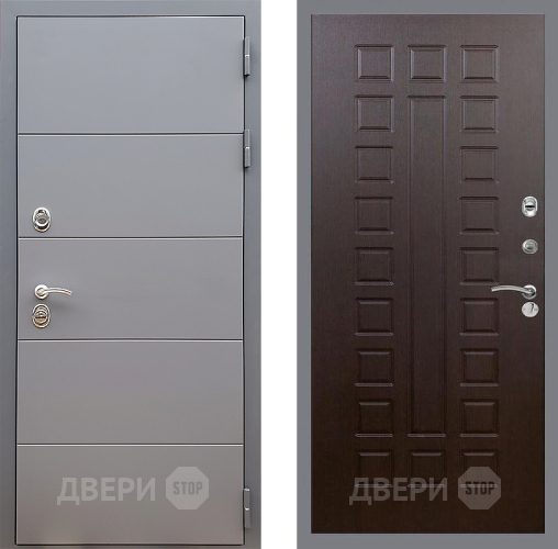 Входная металлическая Дверь Стоп АРТ ГРАФИТ ФЛ-183 Венге в Балашихе