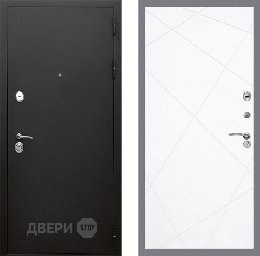 Входная металлическая Дверь Стоп КЛАССИК Шагрень ФЛ-291 Силк Сноу в Балашихе