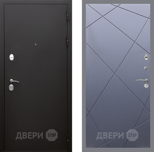 Входная металлическая Дверь Стоп КЛАССИК Шагрень ФЛ-291 Силк титан в Балашихе