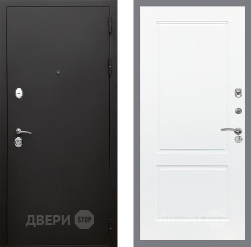 Входная металлическая Дверь Стоп КЛАССИК Шагрень ФЛ-117 Силк Сноу в Балашихе