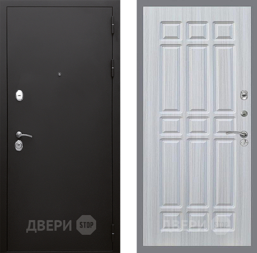 Входная металлическая Дверь Стоп КЛАССИК Шагрень ФЛ-33 Сандал белый в Балашихе