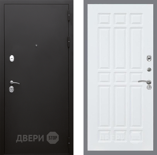 Входная металлическая Дверь Стоп КЛАССИК Шагрень ФЛ-33 Силк Сноу в Балашихе