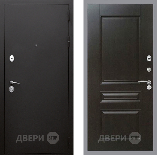Входная металлическая Дверь Стоп КЛАССИК Шагрень ФЛ-243 Венге в Балашихе