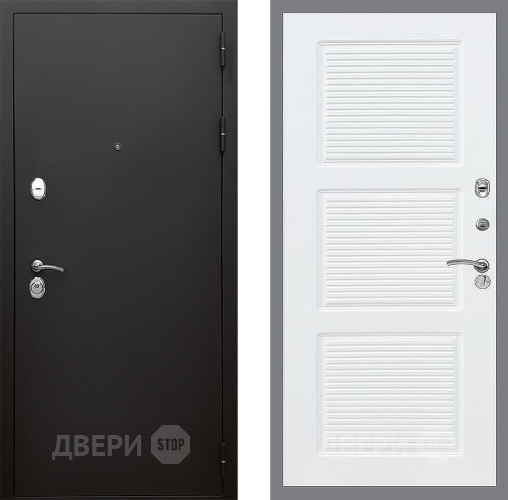 Входная металлическая Дверь Стоп КЛАССИК Шагрень ФЛ-1 Силк Сноу в Балашихе