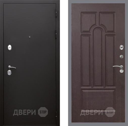 Входная металлическая Дверь Стоп КЛАССИК Шагрень ФЛ-58 Венге в Балашихе