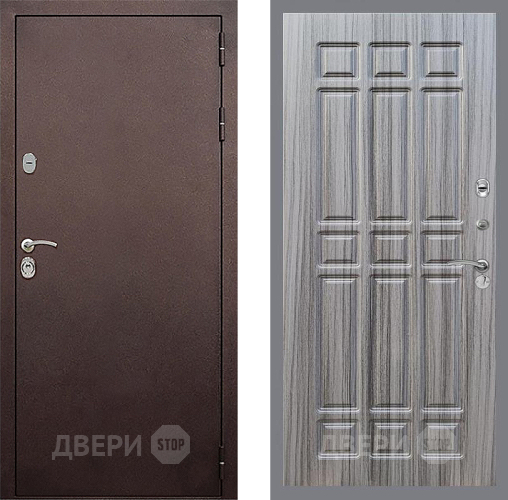 Входная металлическая Дверь Стоп КЛАССИК Медь ФЛ-33 Сандал грей в Балашихе