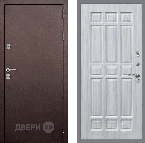 Входная металлическая Дверь Стоп КЛАССИК Медь ФЛ-33 Сандал белый в Балашихе