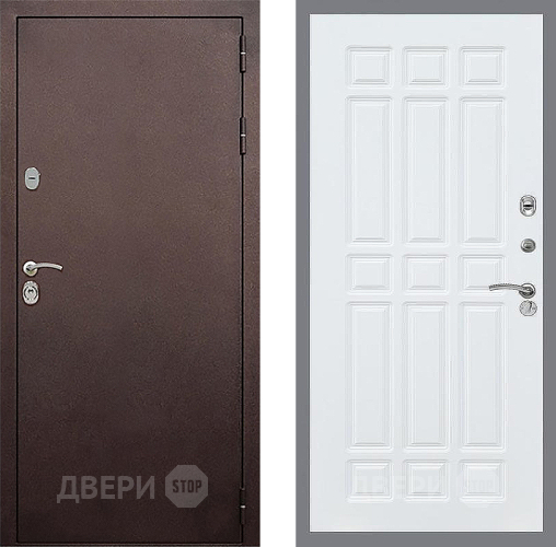 Входная металлическая Дверь Стоп КЛАССИК Медь ФЛ-33 Силк Сноу в Балашихе