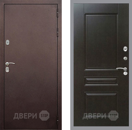 Входная металлическая Дверь Стоп КЛАССИК Медь ФЛ-243 Венге в Балашихе