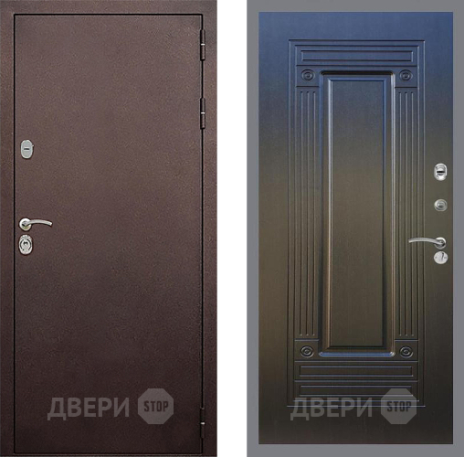 Входная металлическая Дверь Стоп КЛАССИК Медь ФЛ-4 Венге в Балашихе