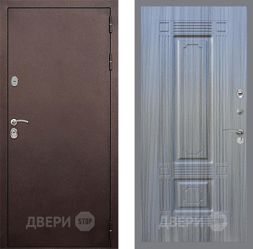 Входная металлическая Дверь Стоп КЛАССИК Медь ФЛ-2 Сандал грей в Балашихе