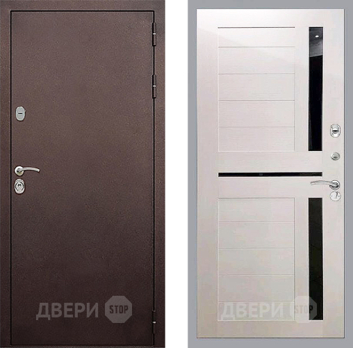 Входная металлическая Дверь Стоп КЛАССИК Медь СБ-18 Лиственница беж в Балашихе