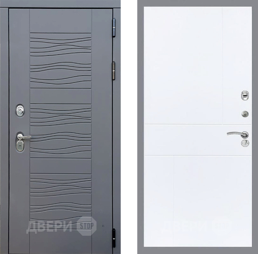 Входная металлическая Дверь Стоп СКАНДИ ФЛ-290 Силк Сноу в Балашихе