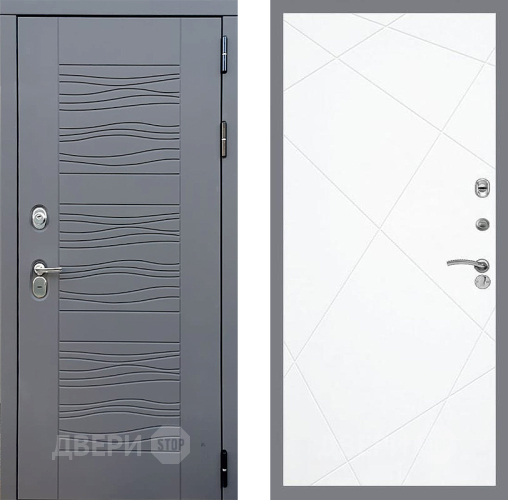 Входная металлическая Дверь Стоп СКАНДИ ФЛ-291 Силк Сноу в Балашихе