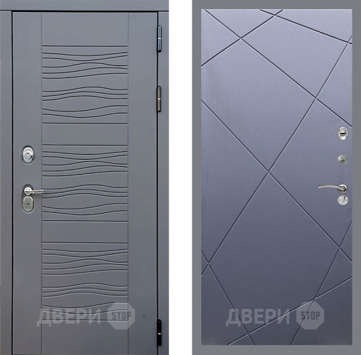 Входная металлическая Дверь Стоп СКАНДИ ФЛ-291 Силк титан в Балашихе