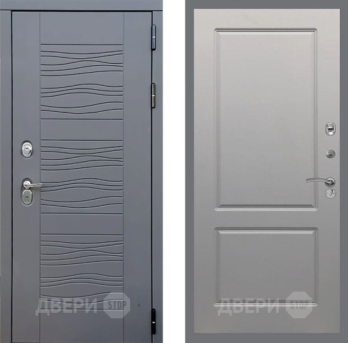 Входная металлическая Дверь Стоп СКАНДИ ФЛ-117 Грей софт в Балашихе