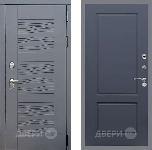 Входная металлическая Дверь Стоп СКАНДИ ФЛ-117 Силк титан в Балашихе