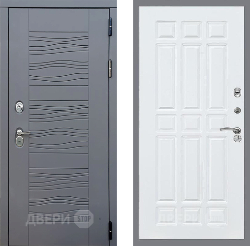 Входная металлическая Дверь Стоп СКАНДИ ФЛ-33 Силк Сноу в Балашихе
