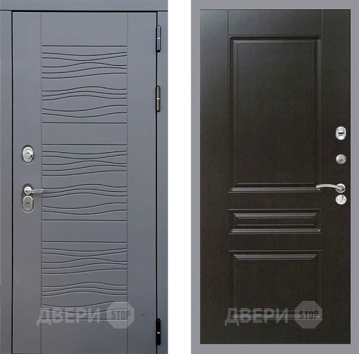 Входная металлическая Дверь Стоп СКАНДИ ФЛ-243 Венге в Балашихе