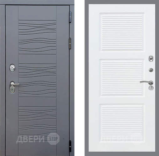 Входная металлическая Дверь Стоп СКАНДИ ФЛ-1 Силк Сноу в Балашихе