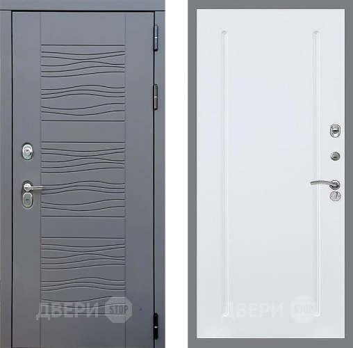 Входная металлическая Дверь Стоп СКАНДИ ФЛ-68 Силк Сноу в Балашихе
