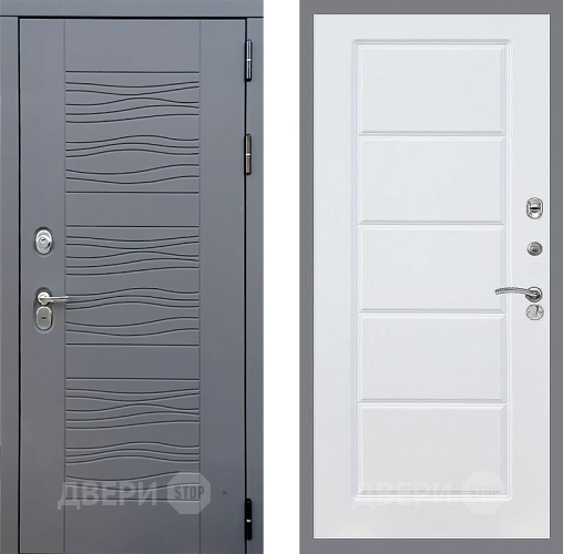 Входная металлическая Дверь Стоп СКАНДИ ФЛ-39 Силк Сноу в Балашихе