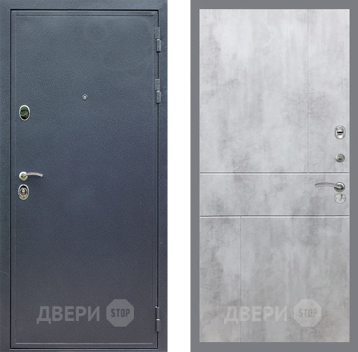 Входная металлическая Дверь Стоп СИЛЬВЕР ФЛ-290 Бетон светлый в Балашихе