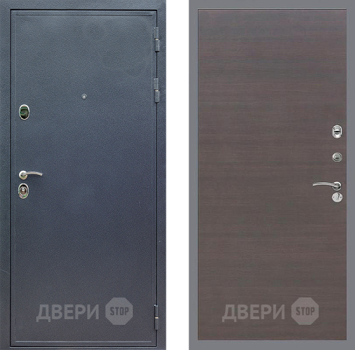 Входная металлическая Дверь Стоп СИЛЬВЕР Гладкая венге поперечный в Балашихе