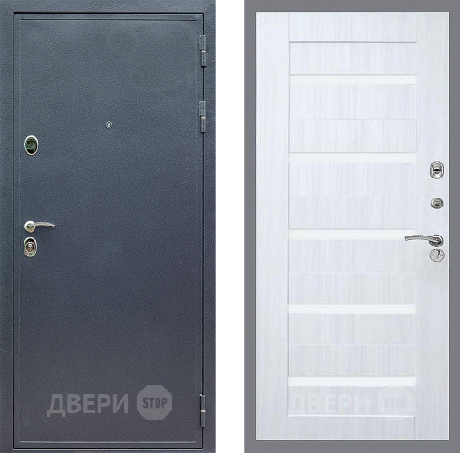 Входная металлическая Дверь Стоп СИЛЬВЕР СБ-14 Сандал белый в Балашихе