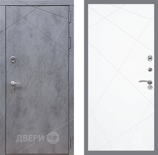 Входная металлическая Дверь Стоп Лучи ФЛ-291 Силк Сноу в Балашихе