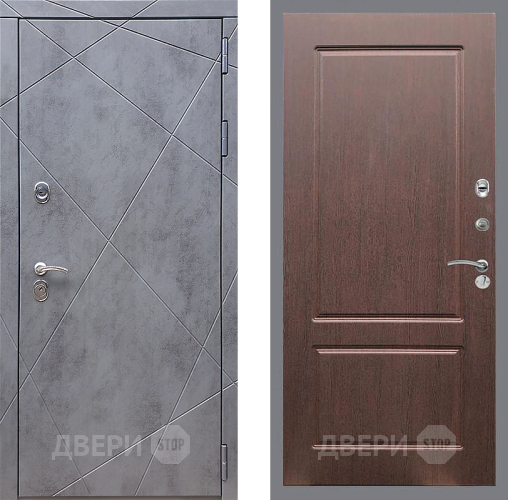 Входная металлическая Дверь Стоп Лучи ФЛ-117 Орех премиум в Балашихе