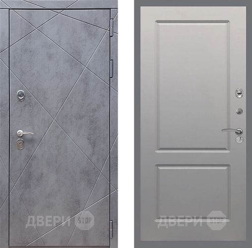 Входная металлическая Дверь Стоп Лучи ФЛ-117 Грей софт в Балашихе