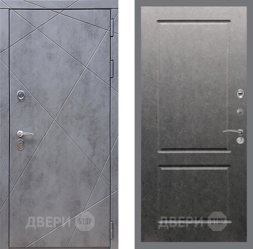 Входная металлическая Дверь Стоп Лучи ФЛ-117 Штукатурка графит в Балашихе