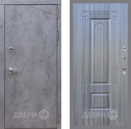 Входная металлическая Дверь Стоп Лучи ФЛ-2 Сандал грей в Балашихе