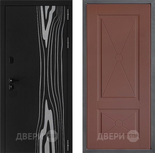 Дверь Дверной континент ДК-12 ФЛ-617 Ясень шоколадный в Балашихе