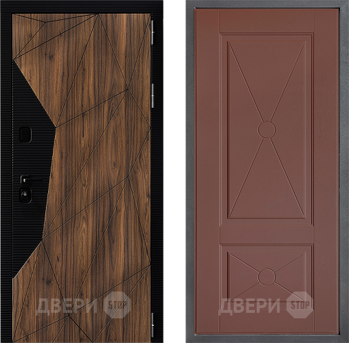 Дверь Дверной континент ДК-11 ФЛ-617 Ясень шоколадный в Балашихе