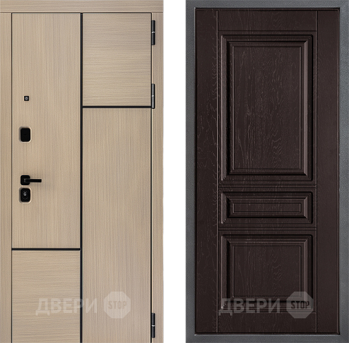 Входная металлическая Дверь Дверной континент ДК-14 ФЛ-243 Дуб шоколадный в Балашихе