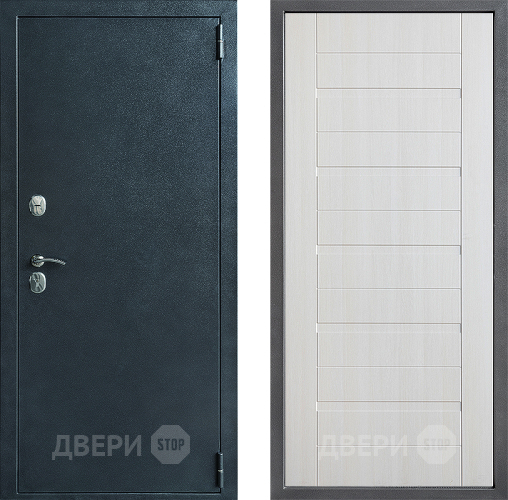 Входная металлическая Дверь Дверной континент ДК-70 Дизайн ФЛ-70 Лиственница белая в Балашихе