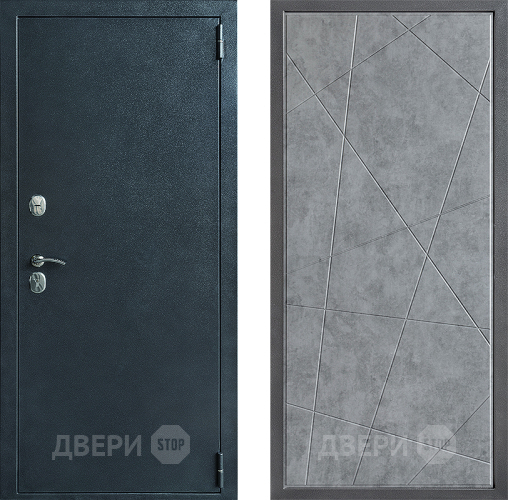 Дверь Дверной континент ДК-70 Дизайн ФЛ-655 Бетон серый в Балашихе