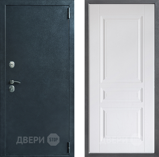 Входная металлическая Дверь Дверной континент ДК-70 Дизайн ФЛ-243 Альберо Браш серебро в Балашихе
